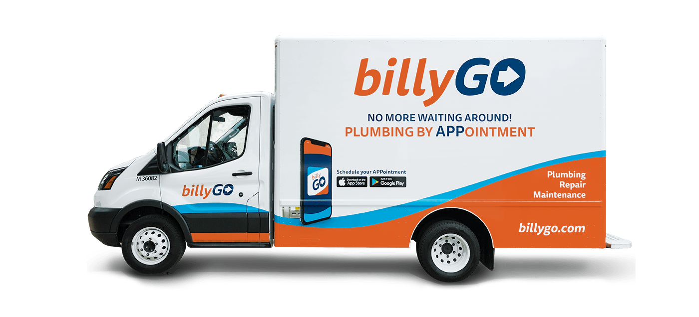Our APP helps you schedule a billyGO plumber or air conditioning technician for a one-hour appointment. Or call 817-761-0166, your preference. 